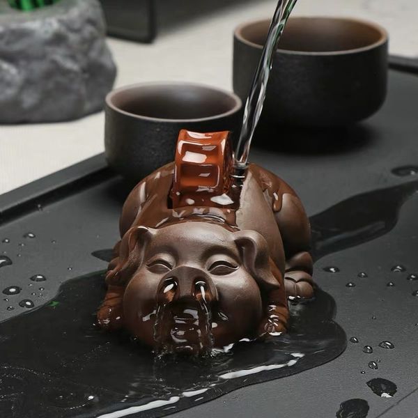 purple clay tea pet creative small lucky toad brave troops ornaments ceramic handmade crafts spraying water tea play home decor
purple clay tea pet creative small lucky toad brave troops ornaments ceramic handmade crafts spraying water tea play home decor