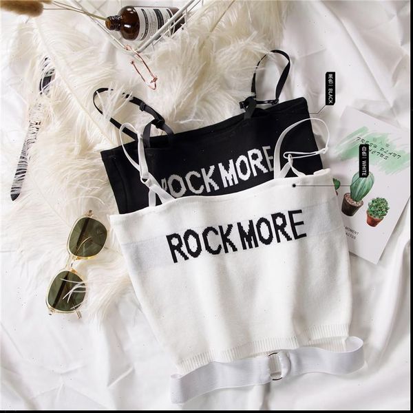 women crop off shoulder lettering "rock more" spaghetti camis for women 2021 summer drop shipping, White
women crop off shoulder lettering "rock more" spaghetti camis for women 2021 summer drop shipping, White