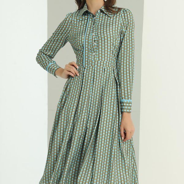 casual dresses 2021 spring bohemian retro style print long sleeve slim temperament pleated mid-length shirt dress women's clothing, Black;gray
casual dresses 2021 spring bohemian retro style print long sleeve slim temperament pleated mid-length shirt dress women's clothing, Black;gray