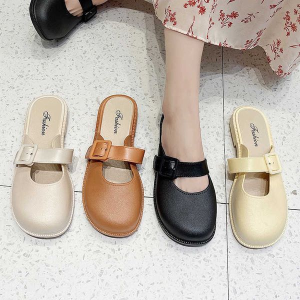 baotou semi drag women wear 2022 summer new flat bottom white net red fashion grandma lazy sandals, Black
baotou semi drag women wear 2022 summer new flat bottom white net red fashion grandma lazy sandals, Black