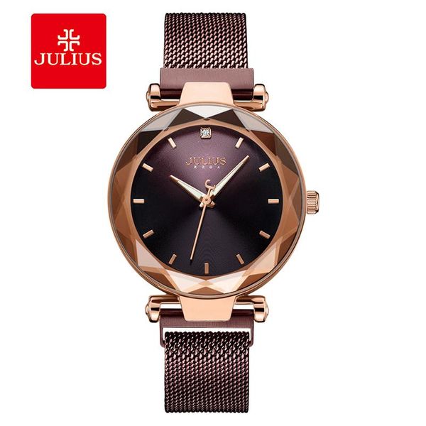 wristwatches julius brand women quartz watch simple sun pattern gradient color dial fashion casual stainless steel mesh belt, Slivery;brown
wristwatches julius brand women quartz watch simple sun pattern gradient color dial fashion casual stainless steel mesh belt, Slivery;brown