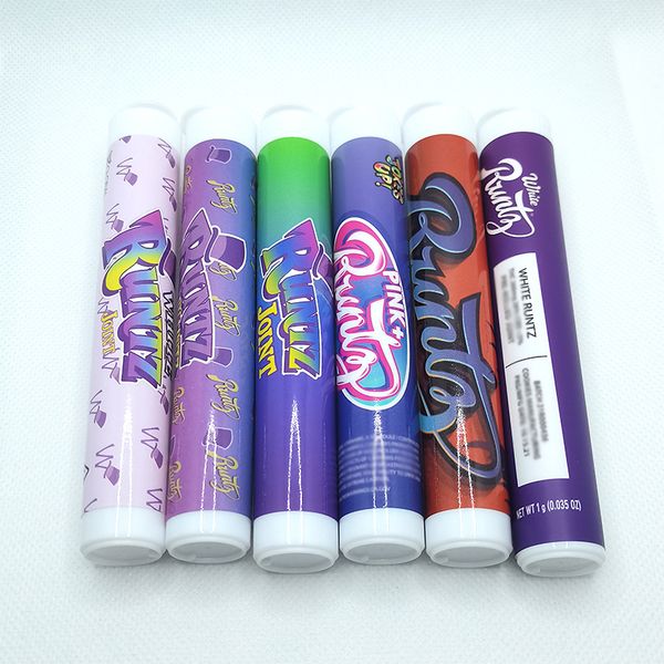 empty runtz preroll packaging bottle doob tubes with jokes up stickers 116mm plastic pre roll joint tube
empty runtz preroll packaging bottle doob tubes with jokes up stickers 116mm plastic pre roll joint tube