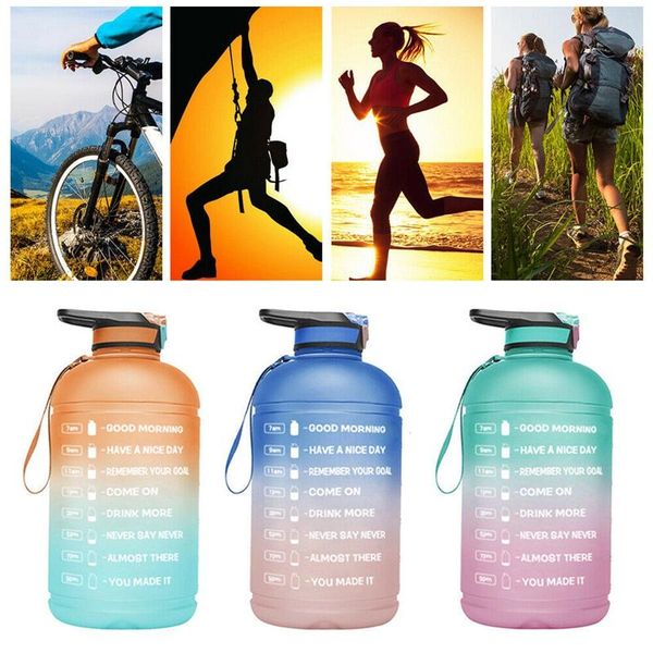 water bottle 3.78l with straw & dual handle, hydration motivational time marker for outdoor activity
water bottle 3.78l with straw & dual handle, hydration motivational time marker for outdoor activity