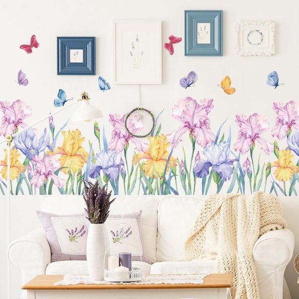 wall stickers brup colorful flowers butterfly watercolor baseboard decals for living room decorative pvc eco sticker decor
wall stickers brup colorful flowers butterfly watercolor baseboard decals for living room decorative pvc eco sticker decor