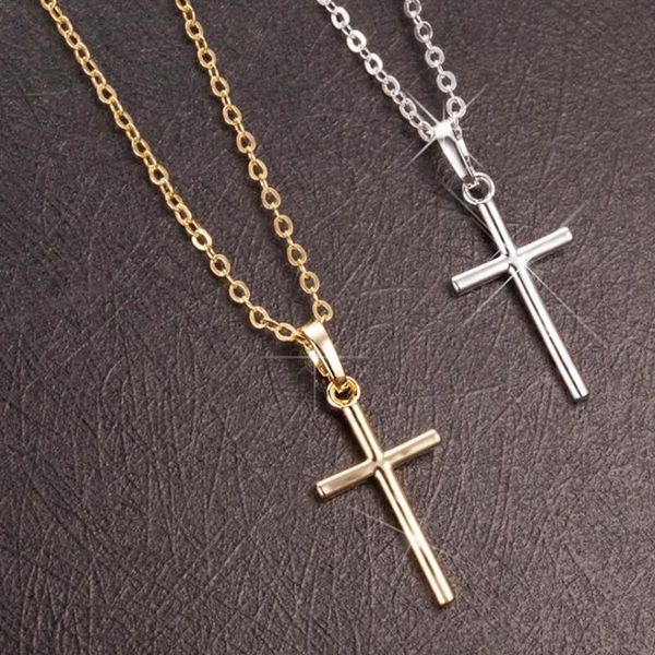 pendant necklaces fine cross pendent women man metal chain fashion 2 color alloy female male necklace gift for friends christian ornament je, Silver
pendant necklaces fine cross pendent women man metal chain fashion 2 color alloy female male necklace gift for friends christian ornament je, Silver