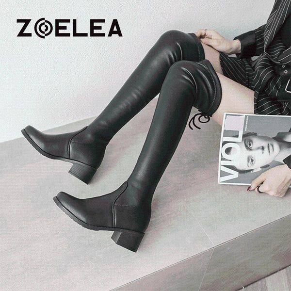 boots large size 44 winter big tube over the knee ladies slim streth leather plush warm shoes platform woman, Black
boots large size 44 winter big tube over the knee ladies slim streth leather plush warm shoes platform woman, Black