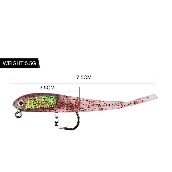 rosewood 10 pcs/lot soft baits with holographic flash foil 7.5cm 5.5g soft fishing lures sile baits lead jllrlo ladyshome
rosewood 10 pcs/lot soft baits with holographic flash foil 7.5cm 5.5g soft fishing lures sile baits lead jllrlo ladyshome