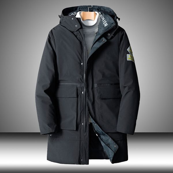 men winter thicken parkas casual long jacket men cotton outwear hooded parkas warm print multiple pockets coat big size8xl 210603, Black
men winter thicken parkas casual long jacket men cotton outwear hooded parkas warm print multiple pockets coat big size8xl 210603, Black