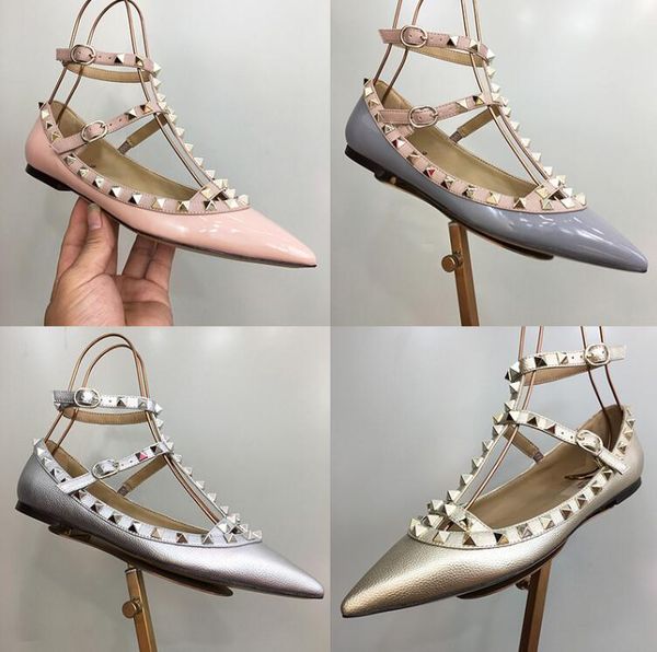 sandals designer brand flat v rivets shoes pointed toe gladiator wedding 2021 women fashion low heels 34-44, Black
sandals designer brand flat v rivets shoes pointed toe gladiator wedding 2021 women fashion low heels 34-44, Black