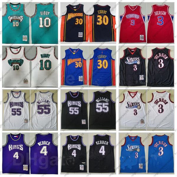vintage mitchell and ness basketball chris webber 4 jersey jason williams 5 michael mike bibby 10 stephen curry 30 allen iverson 3 retro bla, Black;red
vintage mitchell and ness basketball chris webber 4 jersey jason williams 5 michael mike bibby 10 stephen curry 30 allen iverson 3 retro bla, Black;red