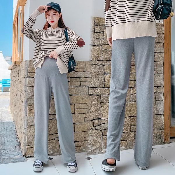 spring autumn wide leg loose maternty straight pants elastic waist belly long pants for pregnant women pregnancy trousers, White
spring autumn wide leg loose maternty straight pants elastic waist belly long pants for pregnant women pregnancy trousers, White