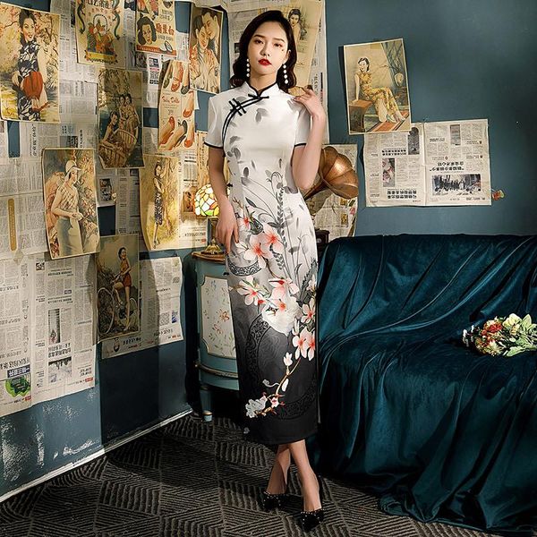 ethnic clothing women chinese floral print dress handmade buttons cheongsam plus size 4xl vestido spring summer qipao, Red
ethnic clothing women chinese floral print dress handmade buttons cheongsam plus size 4xl vestido spring summer qipao, Red
