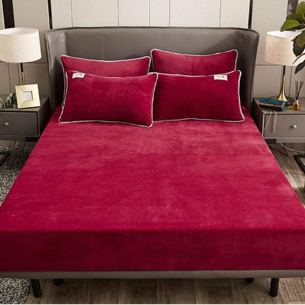 sheets & sets burgundy winter warm solid flannel elastic band fitted sheet mattress protector cover super soft king size double bed
sheets & sets burgundy winter warm solid flannel elastic band fitted sheet mattress protector cover super soft king size double bed