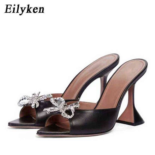 slippers eilyken ins style fashion crystal rhinestones bowknot buckle women sandals female mules slides summer party shoes220308, Black
slippers eilyken ins style fashion crystal rhinestones bowknot buckle women sandals female mules slides summer party shoes220308, Black