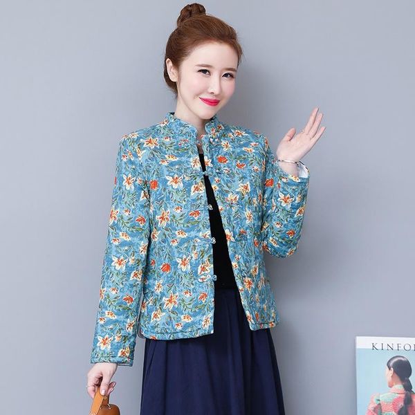 ethnic clothing 2021 chinese style women vintage winter jackets tang suit casual quilted coats loose floral ladies ff3055, Red
ethnic clothing 2021 chinese style women vintage winter jackets tang suit casual quilted coats loose floral ladies ff3055, Red