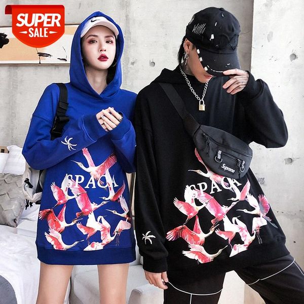 men's hooded sweater street hip-hop flamingo print couple #ia6h, Black
men's hooded sweater street hip-hop flamingo print couple #ia6h, Black
