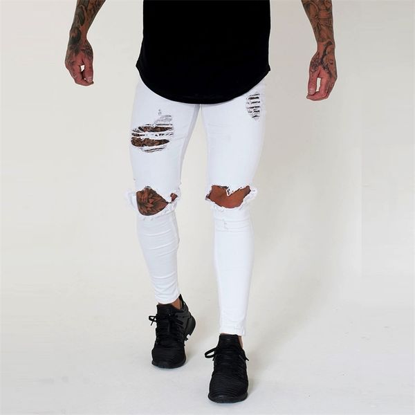 wihte men knee ripped holes skinny destroyed jeans fashion slim fit hip hop mens streetwear cotton joggers 210723, Blue
wihte men knee ripped holes skinny destroyed jeans fashion slim fit hip hop mens streetwear cotton joggers 210723, Blue