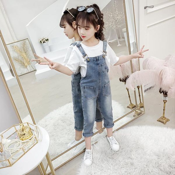 jeans kids denim overalls 2021 spring girls strap pants children fashion korean style trousers 4-12years girl, Blue
jeans kids denim overalls 2021 spring girls strap pants children fashion korean style trousers 4-12years girl, Blue