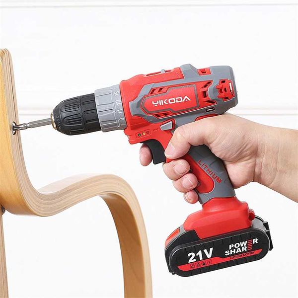 yikoda 12v/16.8v/21v electric drill rechargeable lithium battery two speed cordless screwdrivers parafusadeira power tools 211027
yikoda 12v/16.8v/21v electric drill rechargeable lithium battery two speed cordless screwdrivers parafusadeira power tools 211027