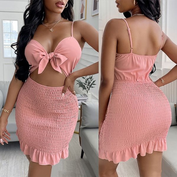 summer 2021 women's strapless dress pink bow tie strap suspender mini hip wrap skirt, Black;red
summer 2021 women's strapless dress pink bow tie strap suspender mini hip wrap skirt, Black;red