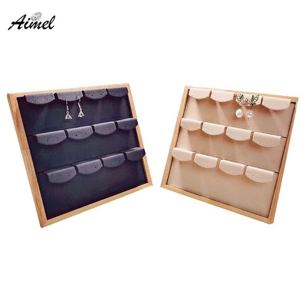 jewelry pouches, bags 12 pairs earring organizer stand portable velvet card with wood holder rack diamond stud display shelf, Pink;blue
jewelry pouches, bags 12 pairs earring organizer stand portable velvet card with wood holder rack diamond stud display shelf, Pink;blue