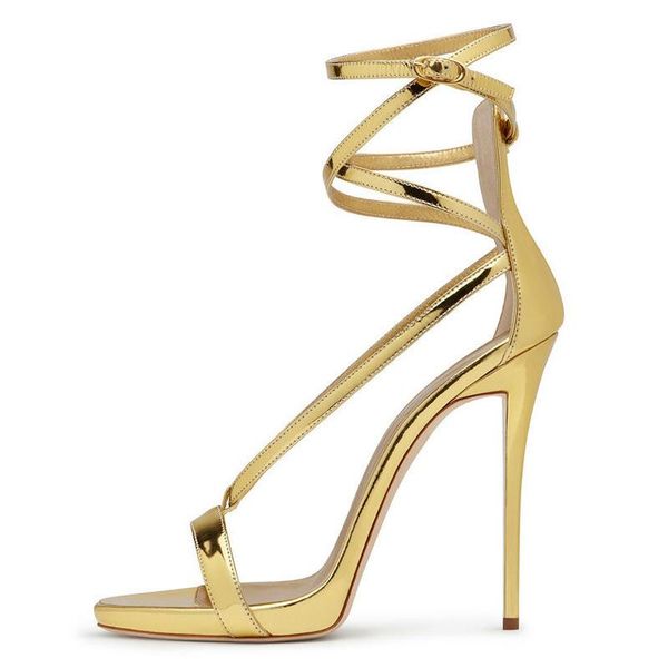 sandals crossing bandage golden fine with women's latest fashion toe high-heeled shoes, Black
sandals crossing bandage golden fine with women's latest fashion toe high-heeled shoes, Black