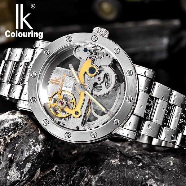 2021 i colouring brand luxury men's watches fashion design hollow transparent men automatic mechanical wrist watches, Slivery;brown
2021 i colouring brand luxury men's watches fashion design hollow transparent men automatic mechanical wrist watches, Slivery;brown