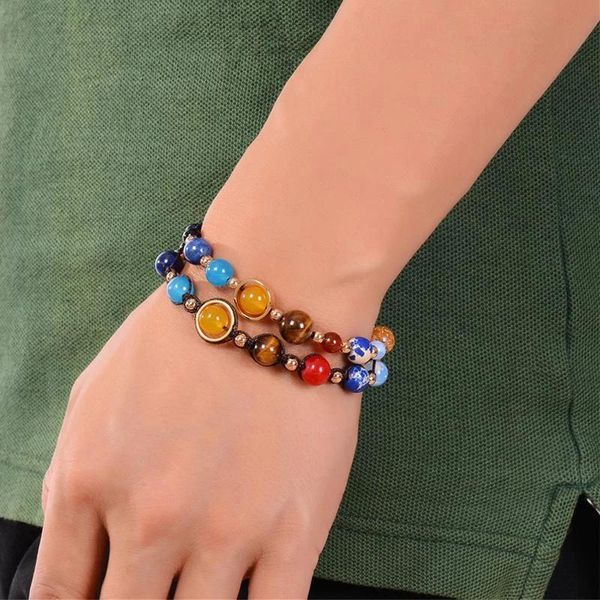 new the eight planets bracelet universe galaxy moon star solar system planets bracelet natural beads stone
new the eight planets bracelet universe galaxy moon star solar system planets bracelet natural beads stone