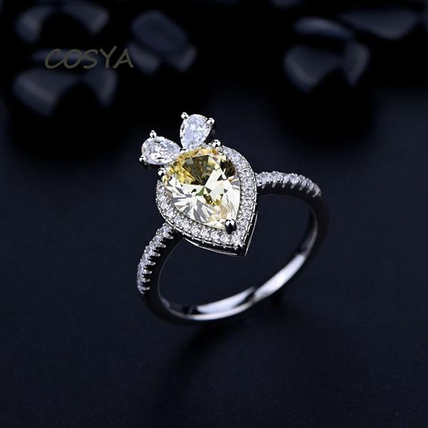 cluster rings cosya 100% 925 sterling silver 7*10mm pink yellow high carbon diamond for women sparkling wedding fine jewelry gift, Golden;silver
cluster rings cosya 100% 925 sterling silver 7*10mm pink yellow high carbon diamond for women sparkling wedding fine jewelry gift, Golden;silver