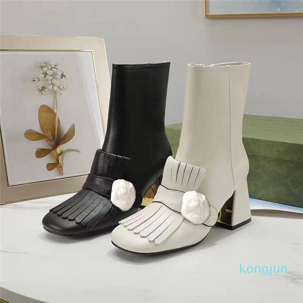 designer- tassel boots woman cowhide zipper metal buckle ankle boot leather lady high heels fashion autumn winter thick heel women shoes, Black
designer- tassel boots woman cowhide zipper metal buckle ankle boot leather lady high heels fashion autumn winter thick heel women shoes, Black
