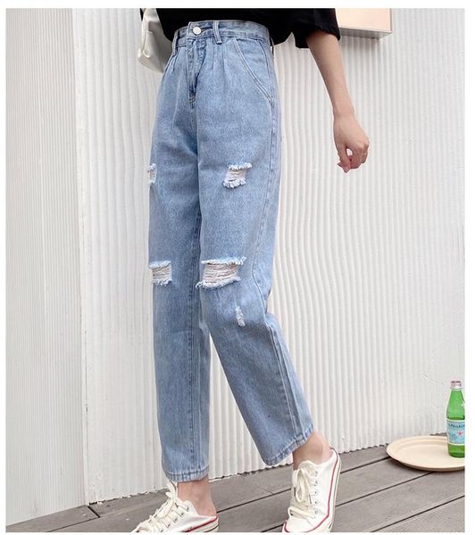 women's jeans straight 2021 summer thin high waist wide legs large size pants woman, Blue
women's jeans straight 2021 summer thin high waist wide legs large size pants woman, Blue