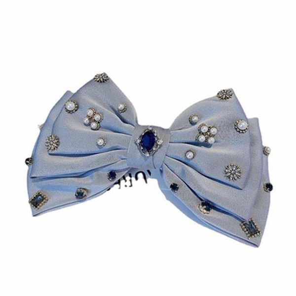 hair clips & barrettes retrofashion bow multi-layer satin zircon pearl hairpin horsetail clip female sweet temperament metal spring tren, Golden;silver
hair clips & barrettes retrofashion bow multi-layer satin zircon pearl hairpin horsetail clip female sweet temperament metal spring tren, Golden;silver