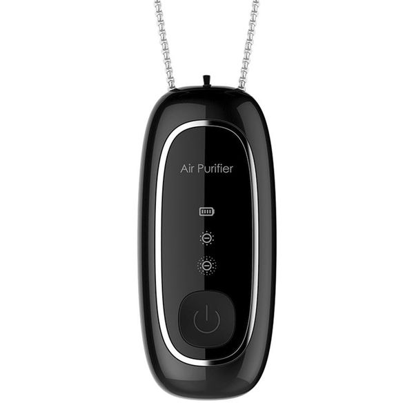 fashion personal wearable air purifier necklace mini portable air freshener ionizer negative ion generator black
fashion personal wearable air purifier necklace mini portable air freshener ionizer negative ion generator black