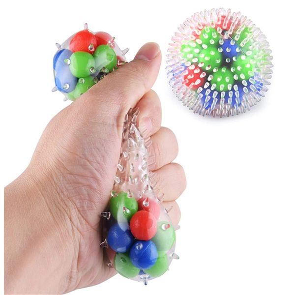 dhl fidget toys rainbow squeeze ball spiky stress vent with colored beads autism push bubble sensory squishy jouet pour autiste for adult
dhl fidget toys rainbow squeeze ball spiky stress vent with colored beads autism push bubble sensory squishy jouet pour autiste for adult