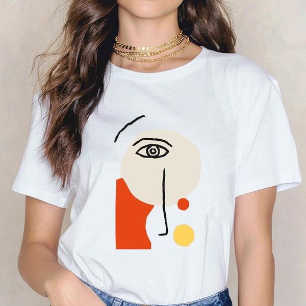 face abstract simple women tshirt summer casual cute t shirt new harajuku creative line art tee shirt, White
face abstract simple women tshirt summer casual cute t shirt new harajuku creative line art tee shirt, White