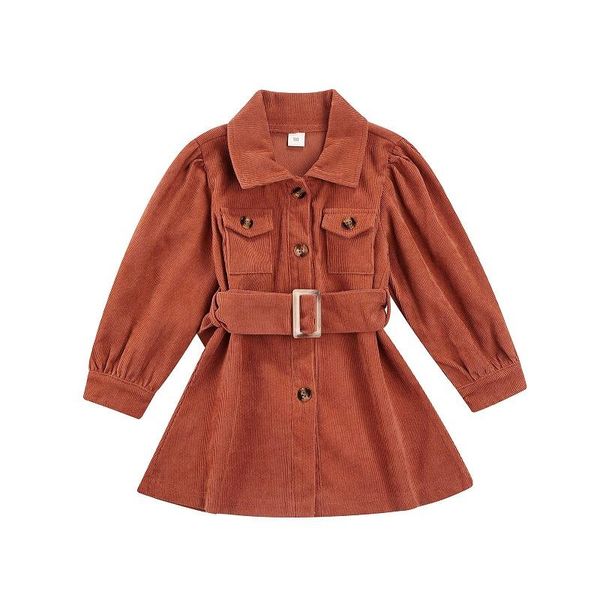 girl's dresses 1-6y toddler kids baby girl autumn dress puff long sleeve a-line corduroy with belt outfits fashion girls clothes, Red;yellow
girl's dresses 1-6y toddler kids baby girl autumn dress puff long sleeve a-line corduroy with belt outfits fashion girls clothes, Red;yellow