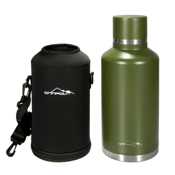 water bottle 2l vacuum insulated stainless steel with carry bag pouch for camping hiking backpacking picnic
water bottle 2l vacuum insulated stainless steel with carry bag pouch for camping hiking backpacking picnic