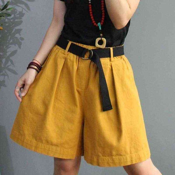 cotton and linen women's summer shorts solid casual the new high waist shorts women yellow shorts loose fashion lady clothing y220311, White;black
cotton and linen women's summer shorts solid casual the new high waist shorts women yellow shorts loose fashion lady clothing y220311, White;black