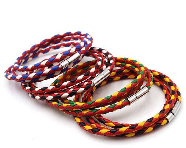 charm bracelets korean lovers pu braided leather bracelet men's women's jewelry multilayer single-layer buckle fashio, Golden;silver
charm bracelets korean lovers pu braided leather bracelet men's women's jewelry multilayer single-layer buckle fashio, Golden;silver