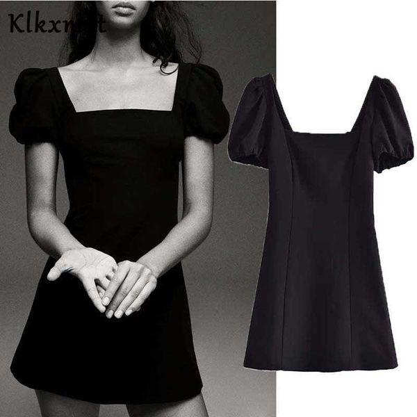 klkxmyt summer za dress women fashion backless casual mini dresses vintage square neck puff short sleeve elegant vestidos 210527, Black;gray
klkxmyt summer za dress women fashion backless casual mini dresses vintage square neck puff short sleeve elegant vestidos 210527, Black;gray