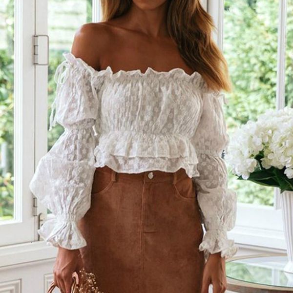 2021 off shoulder white lace crop women blouse cotton floral emboidery summer blouses ruffles beach boho blusas
2021 off shoulder white lace crop women blouse cotton floral emboidery summer blouses ruffles beach boho blusas