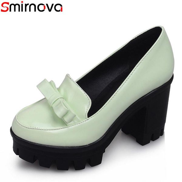 dress shoes smirnova plus size 34-43 2021 solid color women pumps thick high heels round toe platform concise spring party, Black
dress shoes smirnova plus size 34-43 2021 solid color women pumps thick high heels round toe platform concise spring party, Black