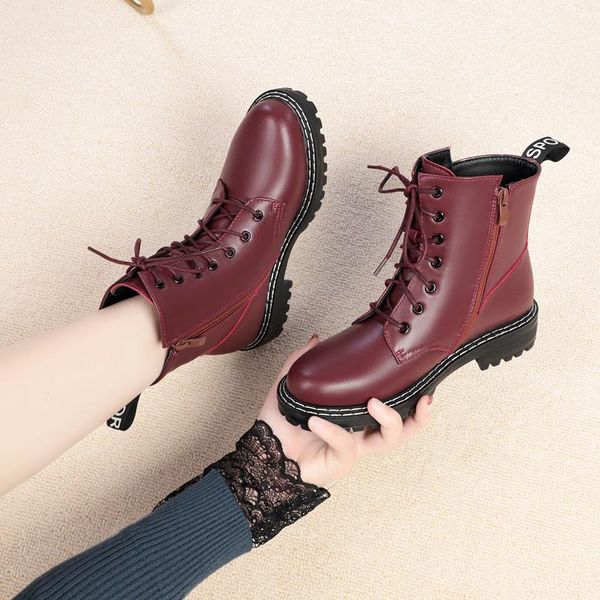 boots timalina women fashion winter casual shoe genuine leather ladies short wool warm non-slip student women's, Black
boots timalina women fashion winter casual shoe genuine leather ladies short wool warm non-slip student women's, Black