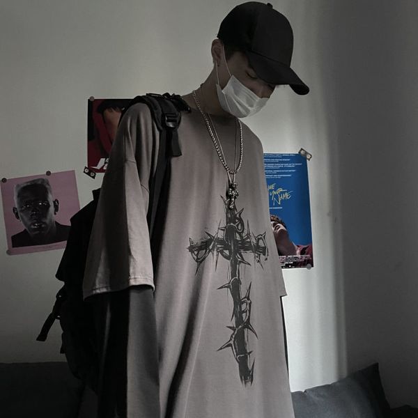 2021 new cinza cruz tshirt streetwear masculino japons punk oversized engraado casual casal outono harajuku falso duas peas t camisa txeq, Black
2021 new cinza cruz tshirt streetwear masculino japons punk oversized engraado casual casal outono harajuku falso duas peas t camisa txeq, Black