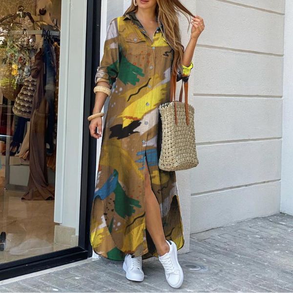 casual dresses women's fashion autumn longue dress zanzea lapel floral printed vestidos shirt full sleeves robe femme plus size, Black;gray
casual dresses women's fashion autumn longue dress zanzea lapel floral printed vestidos shirt full sleeves robe femme plus size, Black;gray