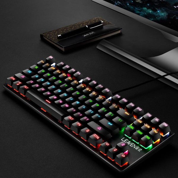 keyboards 87 keys mechanical gaming keyboard for home office green axis rgb mix backlit wired anti-ghosting lapdesktop
keyboards 87 keys mechanical gaming keyboard for home office green axis rgb mix backlit wired anti-ghosting lapdesktop