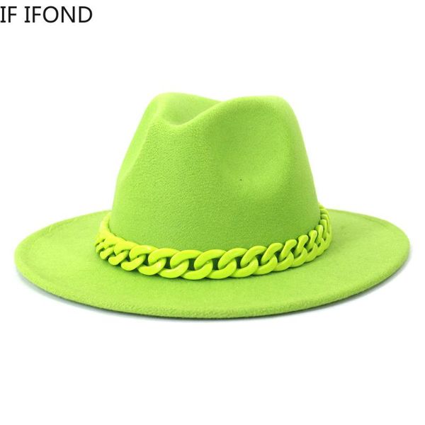 wide brim hats british elegant fascinator womens's felt fedora hat thick chain band jazz men caps panama trilby formal party cap, Blue;gray
wide brim hats british elegant fascinator womens's felt fedora hat thick chain band jazz men caps panama trilby formal party cap, Blue;gray