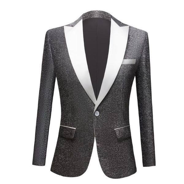 men's suits & blazers slim fit mens grey sets blazer set for wedding groomman casual business groomsmen ivory lapel tuxedos, White;black
men's suits & blazers slim fit mens grey sets blazer set for wedding groomman casual business groomsmen ivory lapel tuxedos, White;black