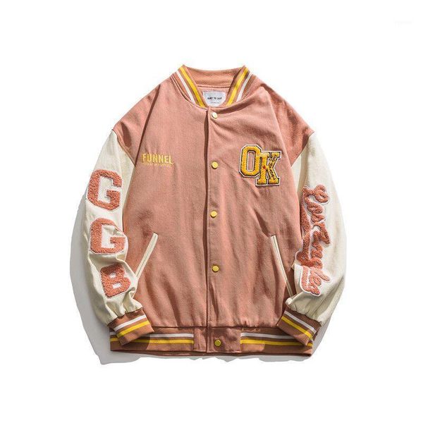 men's jackets 2021 spring autumn baseball jacket men cartoon college loose patchwork letter printing collar rib sleeve bomber jac, Black;brown
men's jackets 2021 spring autumn baseball jacket men cartoon college loose patchwork letter printing collar rib sleeve bomber jac, Black;brown