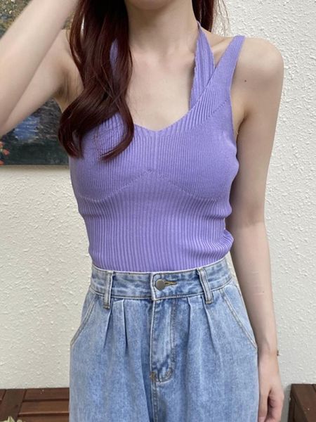 women's tanks & camis small fresh summer women halter v-neck slim sleeveless knitted vest casual camisole, White
women's tanks & camis small fresh summer women halter v-neck slim sleeveless knitted vest casual camisole, White